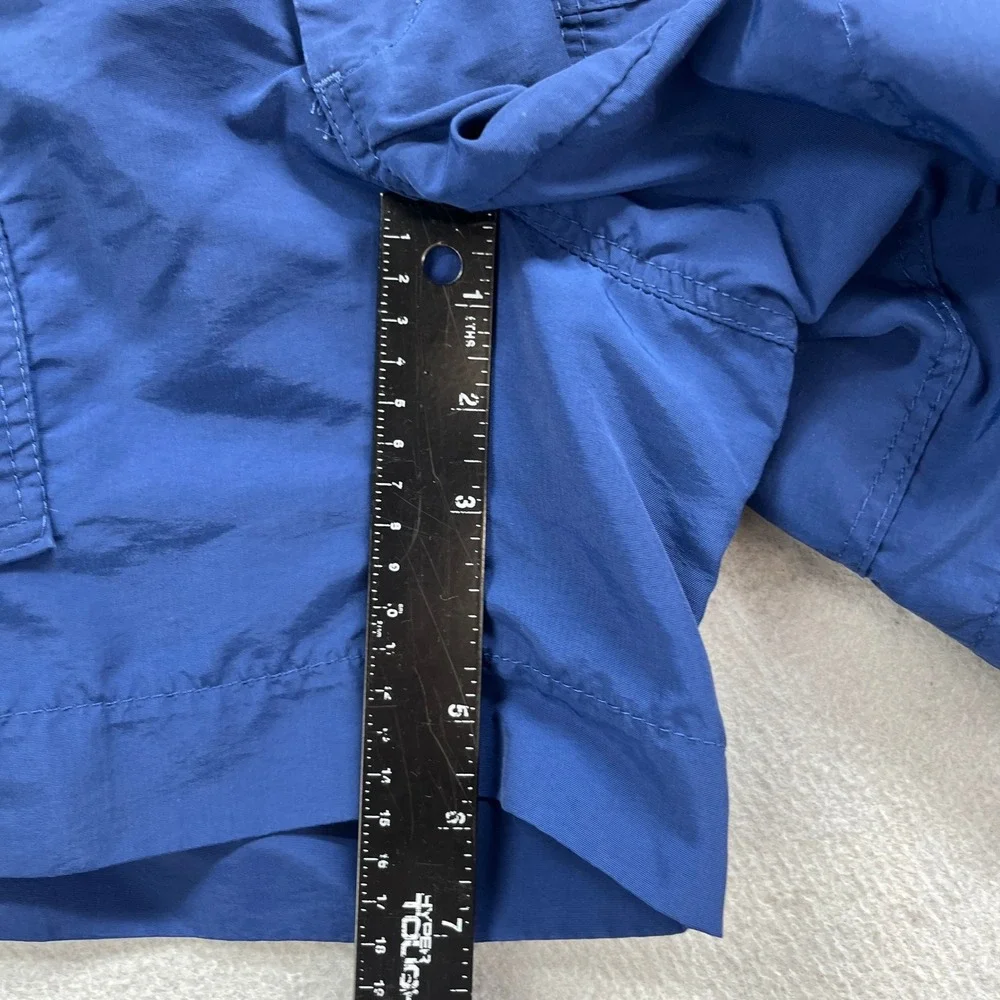 AFTCO Fishing Shorts Boys 28 Blue Nylon Cargo Pocket Outdoor Utility